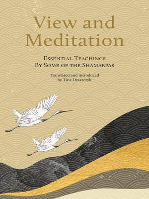 cover image of View and Meditation
